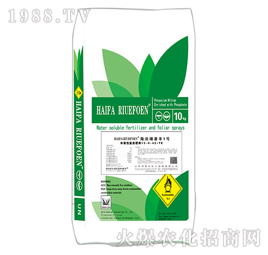 水溶性復合肥料12-6-42+TE-海法瑞普豐1號-旺農