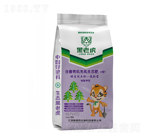 含菌有機(jī)無機(jī)生態(tài)肥6-4-5-黑老虎-億佳農(nóng)肥業(yè)
