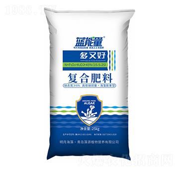 25kg多又好復(fù)合肥料15-5-25-藍(lán)能量-藻源植物